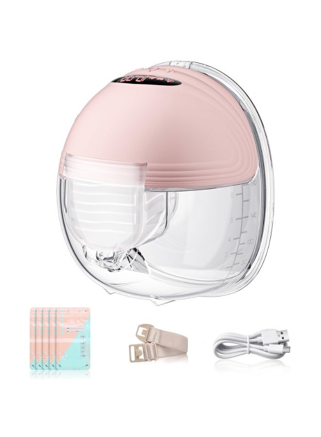 Hands-Free Breast Pump, Wearable Electric Breast Pump, Suitable For Breastfeeding, Equipped With A 24mm Double-Sealed Horn Cover, 3 Modes And 12 Speed Settings, Smart Display, Low Noise (1 Pack) - Image 1